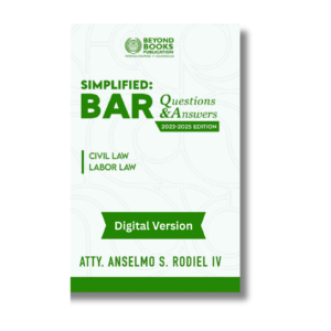 Simplified: Bar Q and A for Civil and Labor Laws (Digital Edition)